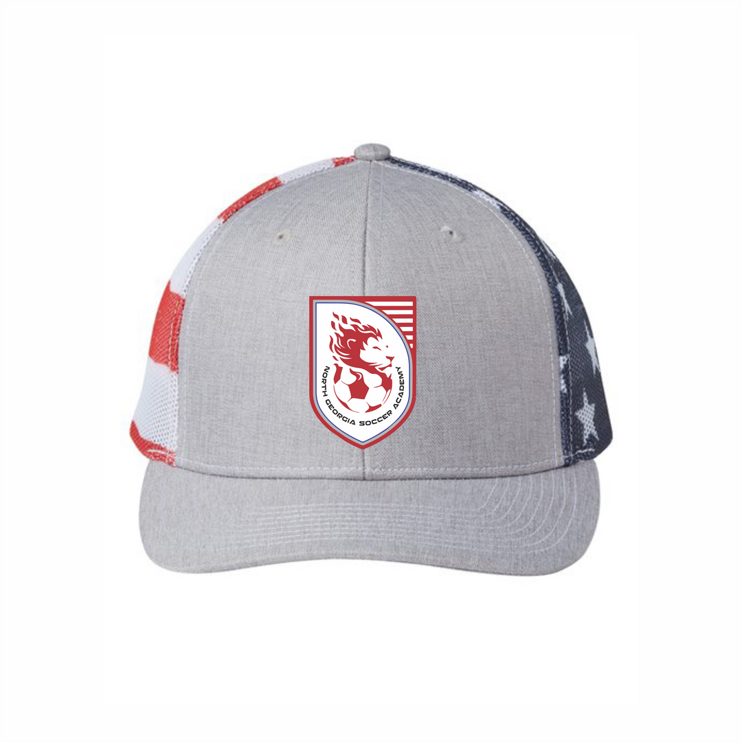 Gorra trucker de malla estampada Kati de NGSA