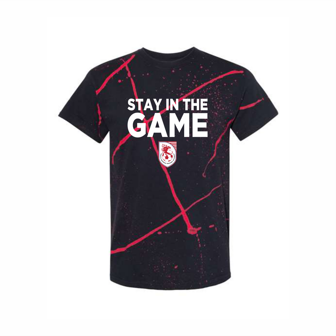 NGSA A Splatter Tee Black/Red