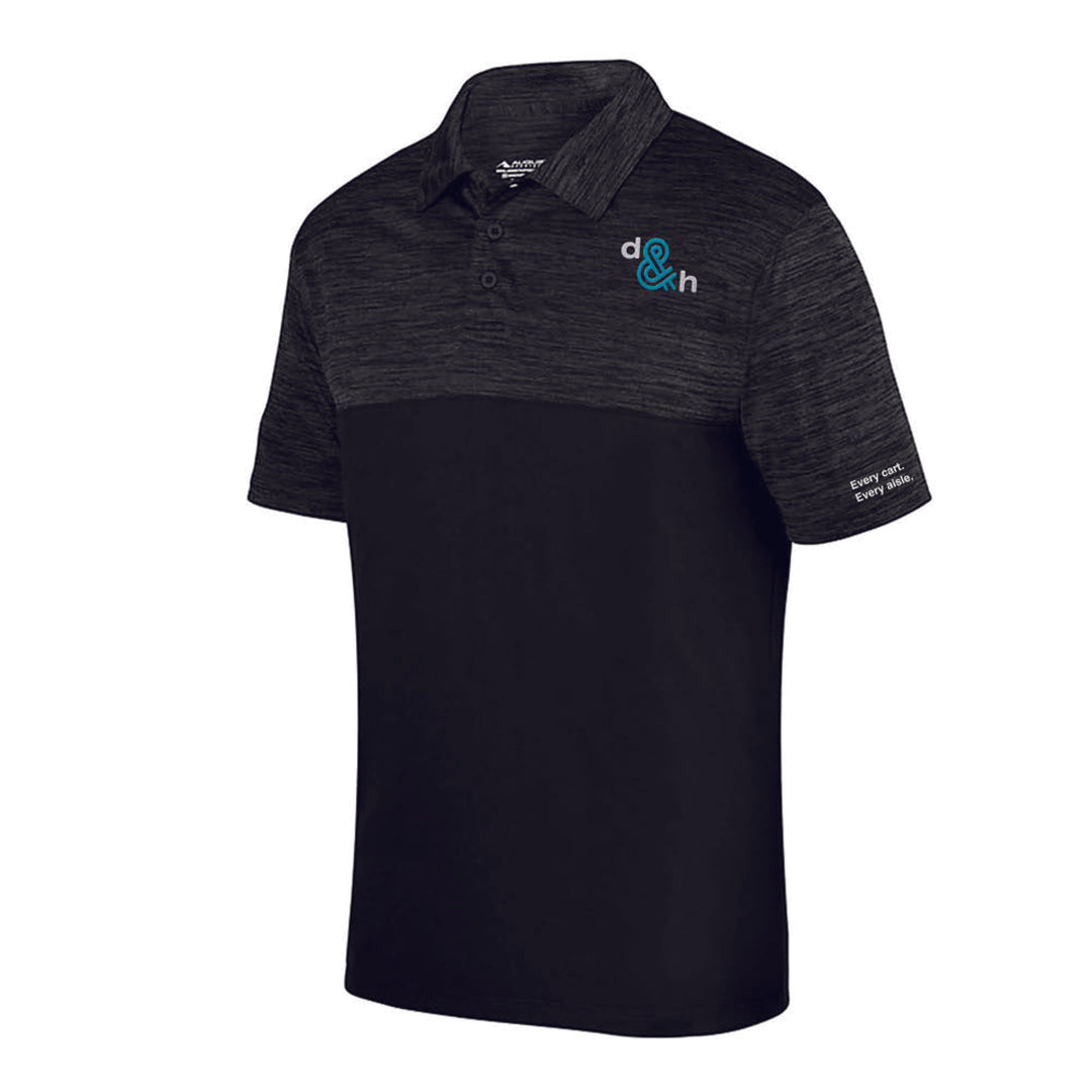 D&H Shadow Tonal Heather Polo