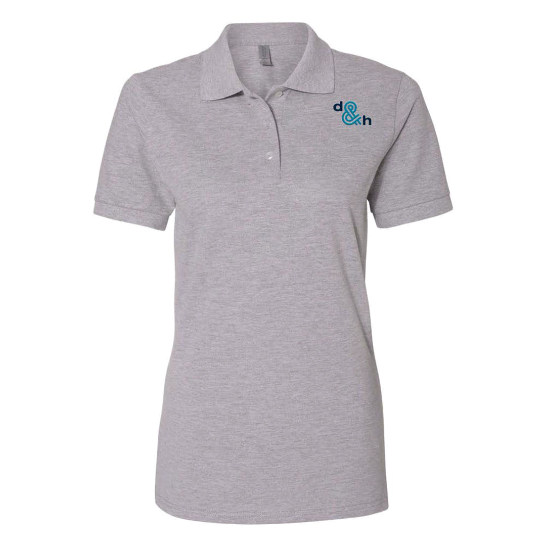 D&H Jerzees Polo de piqué para mujer