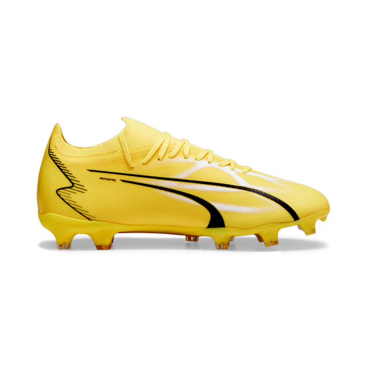 PUMA Ultra Match FG/AG Multi-Ground Cleats Yellow/White/Black