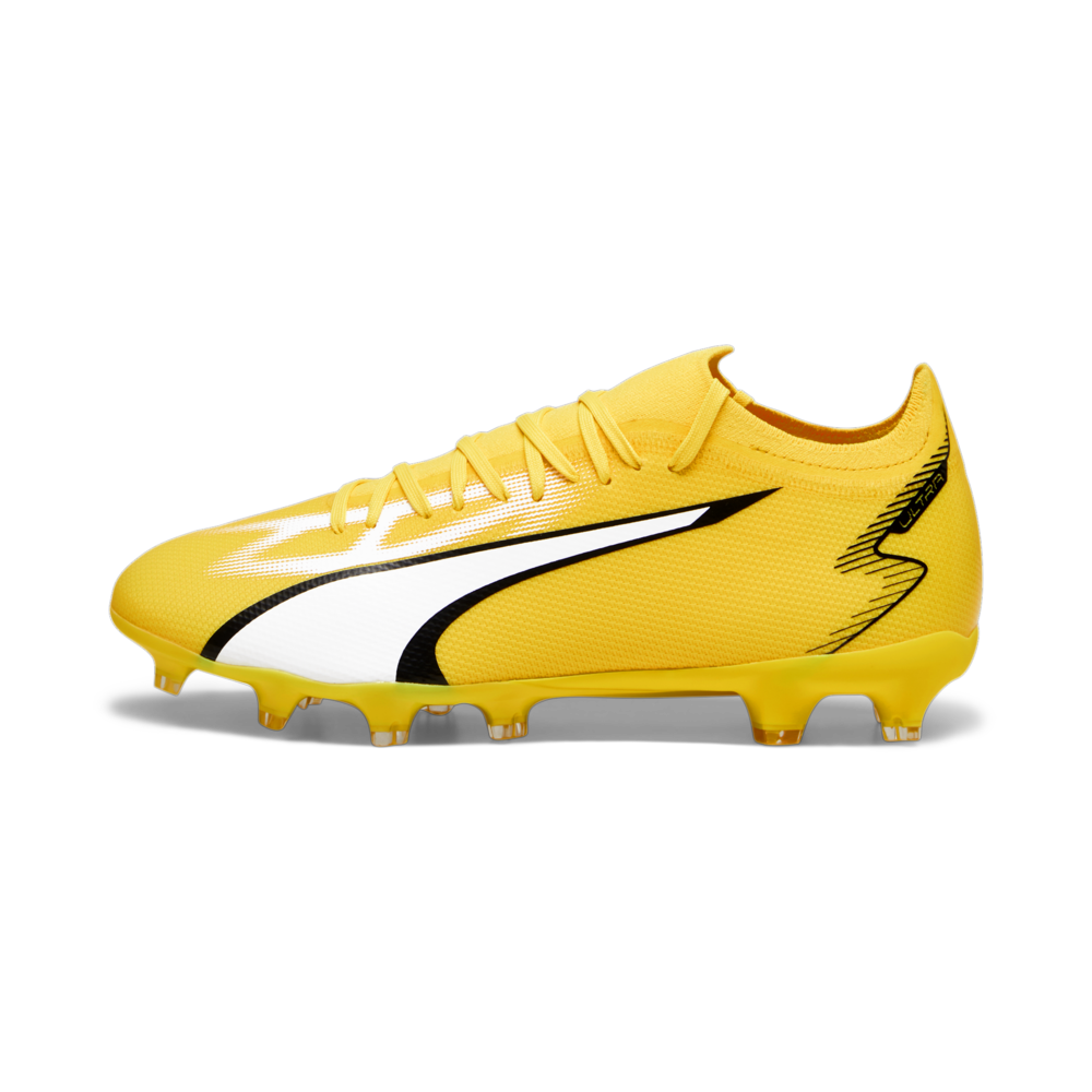 PUMA Ultra Match FG/AG Multi-Ground Cleats Yellow/White/Black
