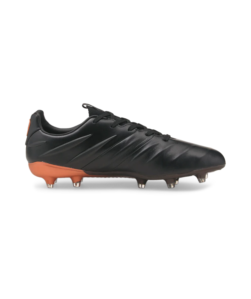 Botas de fútbol para superficies múltiples Puma King Platinum 21 FG/AG Negro/Bronce