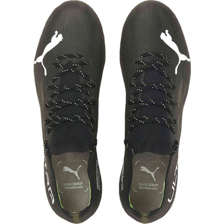 Puma Ultra 1.4 FG/AG Multi-Ground Football Boots Black/White/Fizzy