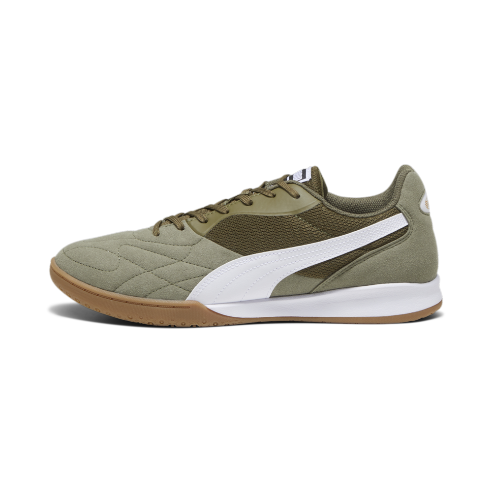 PUMA King Top IT Indoor Shoes Olive Drab/White/Gold