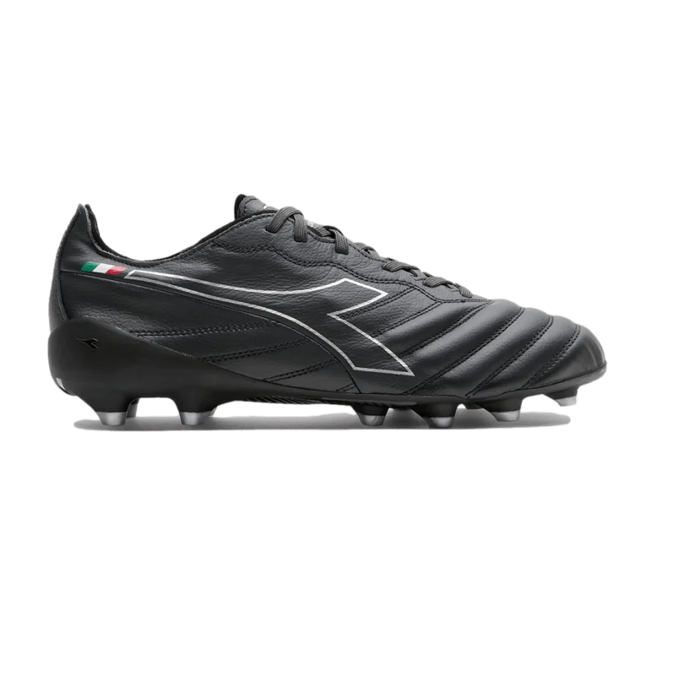 Diadora Men's Brasil Elite Tech ITA LPX FG Firm Ground Football Boots Black