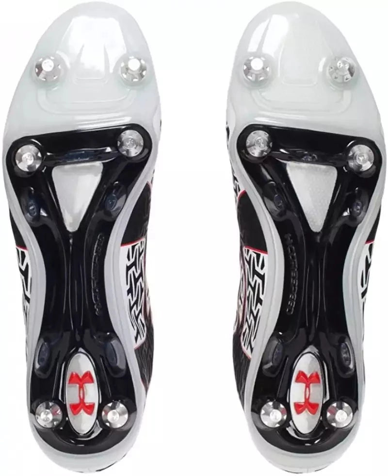 Under Armour Clutchfit Force 2.0 Hybrid FG Firm Ground football Boots White/Black/Red