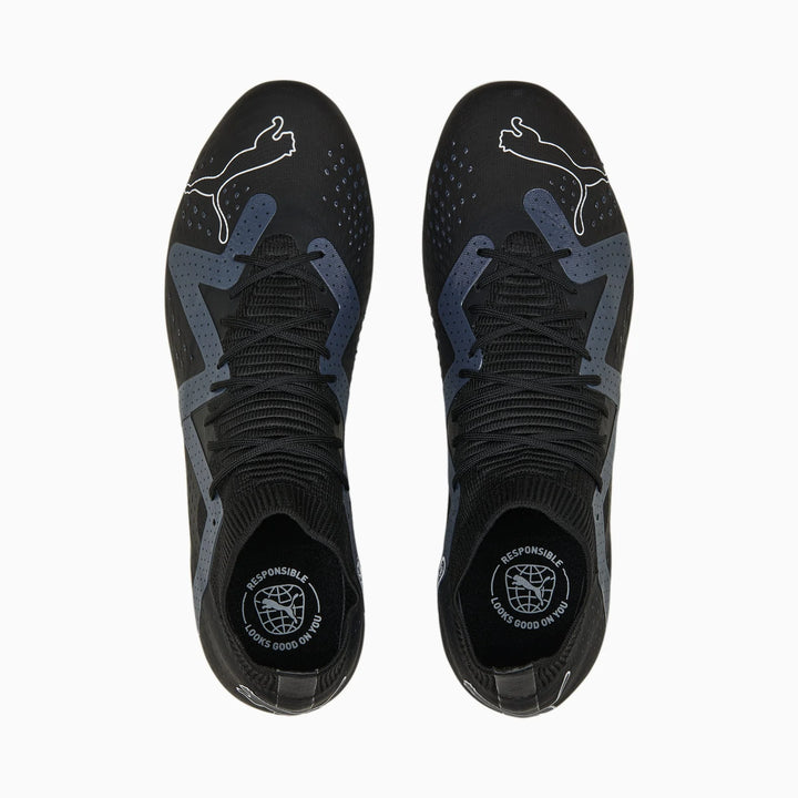 Puma Future Match FG/AG Multi-Ground Football Boots Black/White