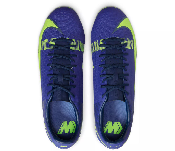 Nike Kid's JR Mercurial Vapor 14 Academy FG Firm Ground Football Boots Lapis/Volt/Blue Void
