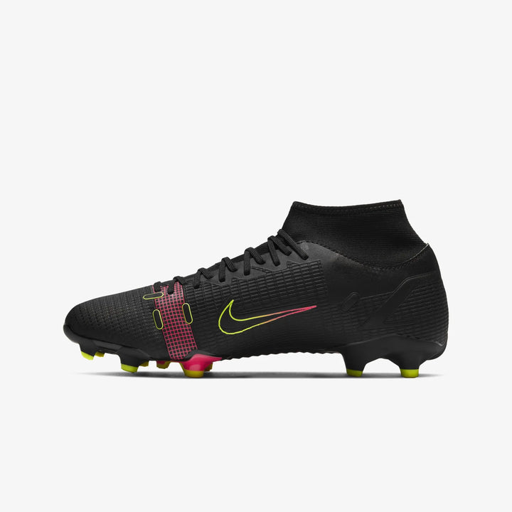 Nike Mercurial Superfly 8 Academy FG Firm Ground Football Boots Black/Cyber/Noir