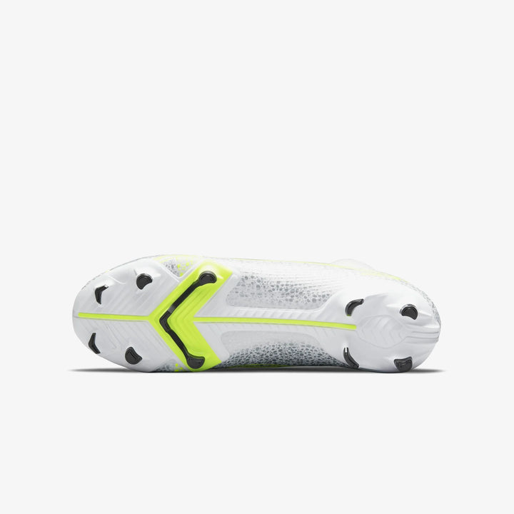 Nike Mercurial Superfly 8 Academy FG Firm Ground Football Boots White/Black/Silver/Volt