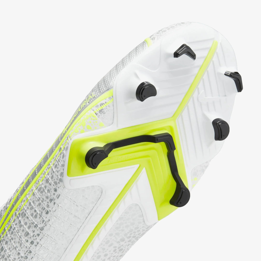 Nike Mercurial Superfly 8 Academy FG Firm Ground Football Boots White/Black/Silver/Volt