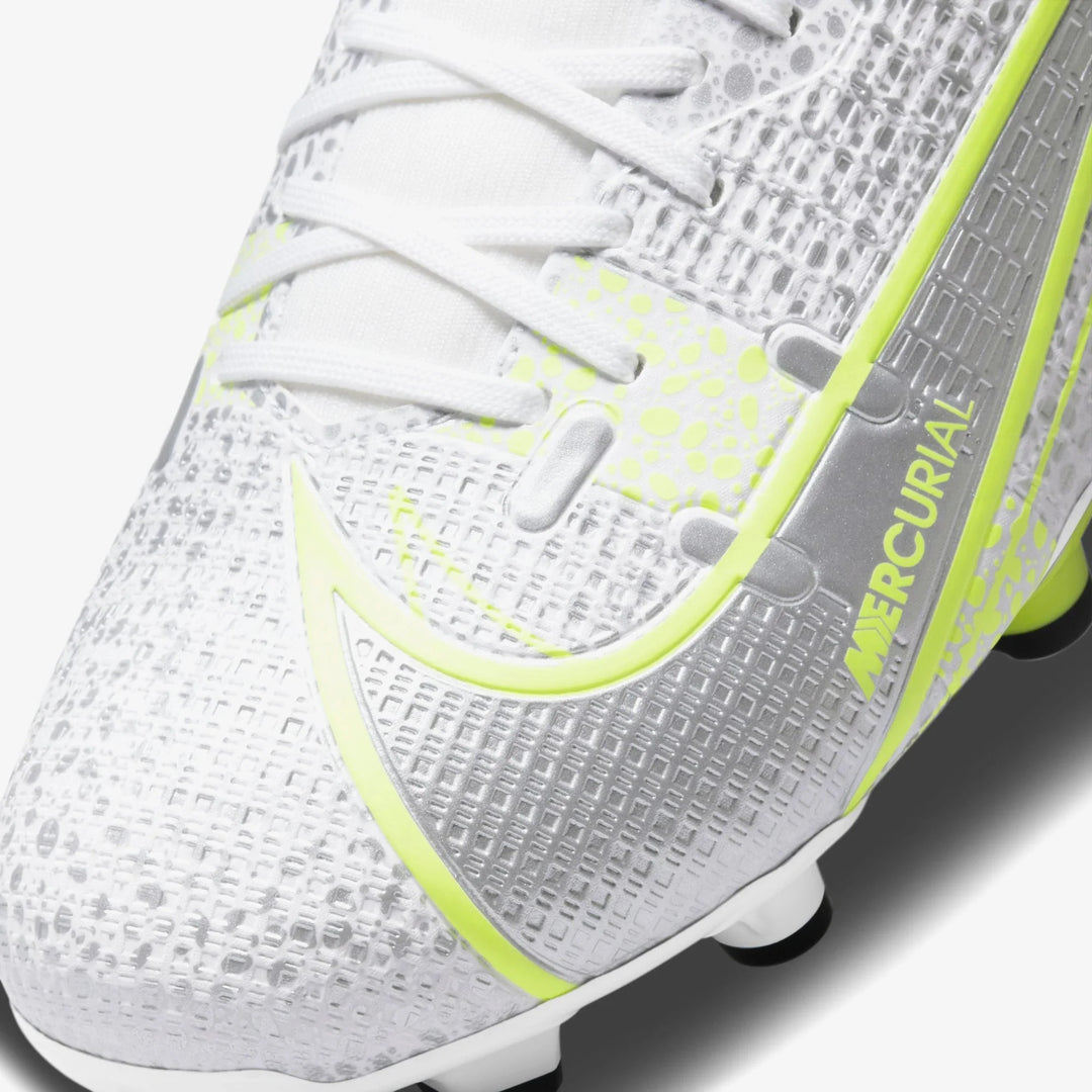 Nike Mercurial Superfly 8 Academy FG Firm Ground Football Boots White/Black/Silver/Volt