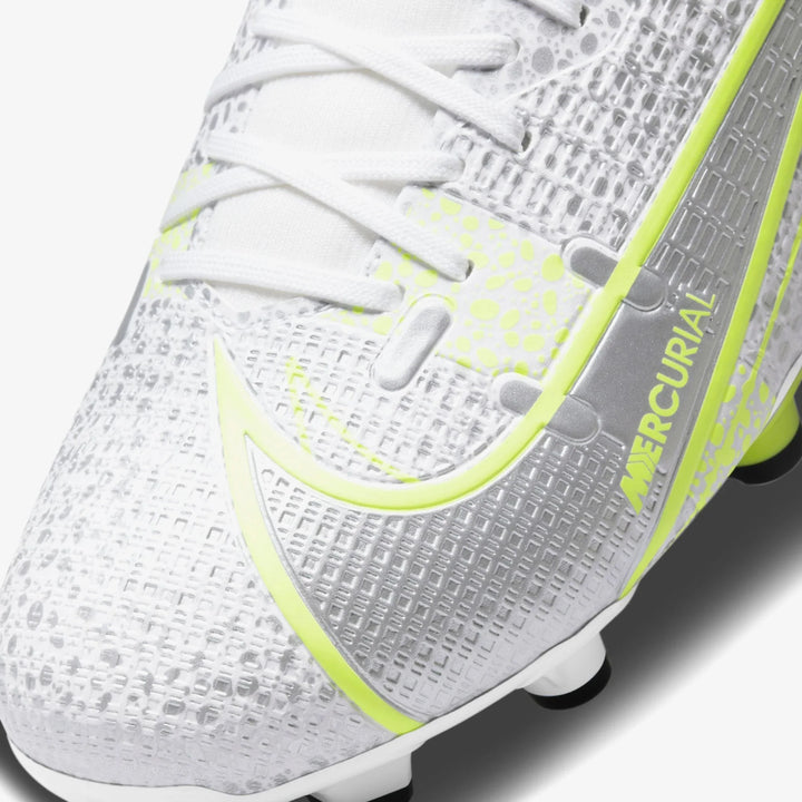 Nike Mercurial Superfly 8 Academy FG Firm Ground Football Boots White/Black/Silver/Volt