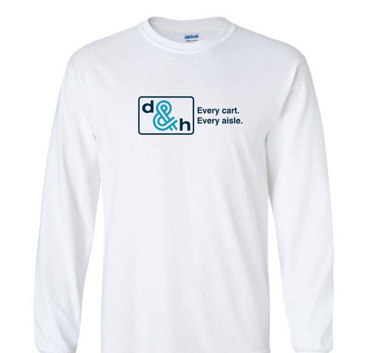 D&H Gildan Ultra Cotton LS Tee