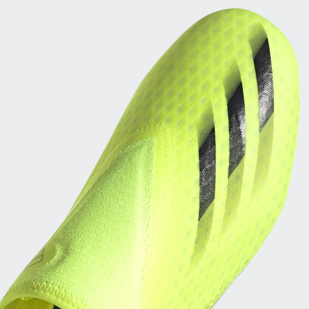 adidas X Ghosted 3 FG Laceless Firm Ground Boots Yellow/Black