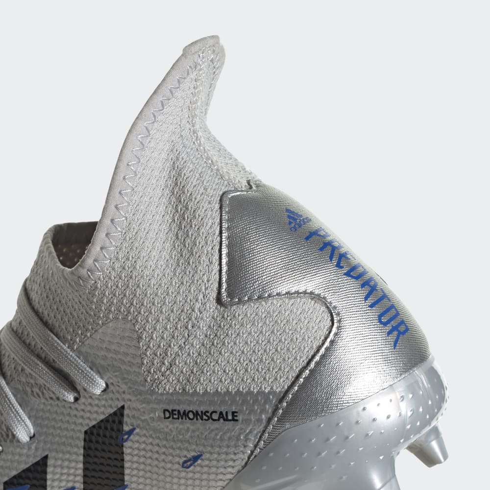Botas de fútbol para terreno firme adidas Predator Freak 3 FG Plata/Negro/Rojo