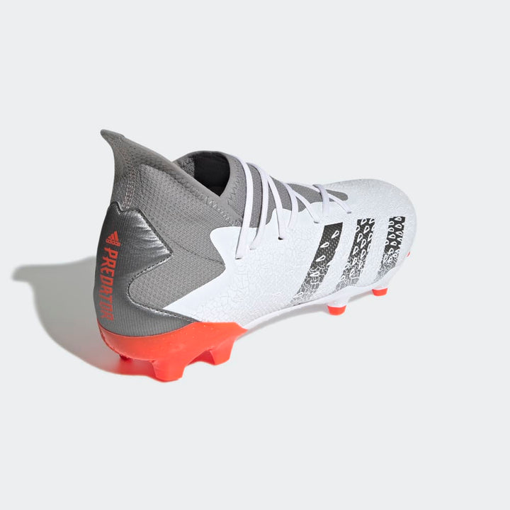 adidas Predator Freak 3 FG Firm Ground Boots White/Iron/Red