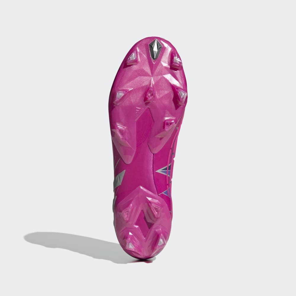 adidas Predator Edge 1 FG Low Firm Ground Boots Team College Purple / Silver Metallic / Team Shock Pink