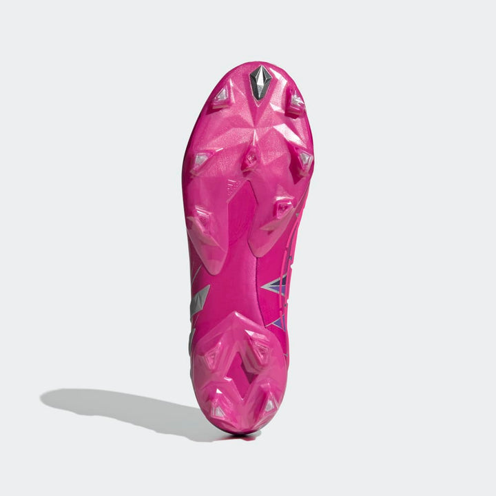 adidas Predator Edge 1 FG Low Firm Ground Boots Team College Purple / Silver Metallic / Team Shock Pink