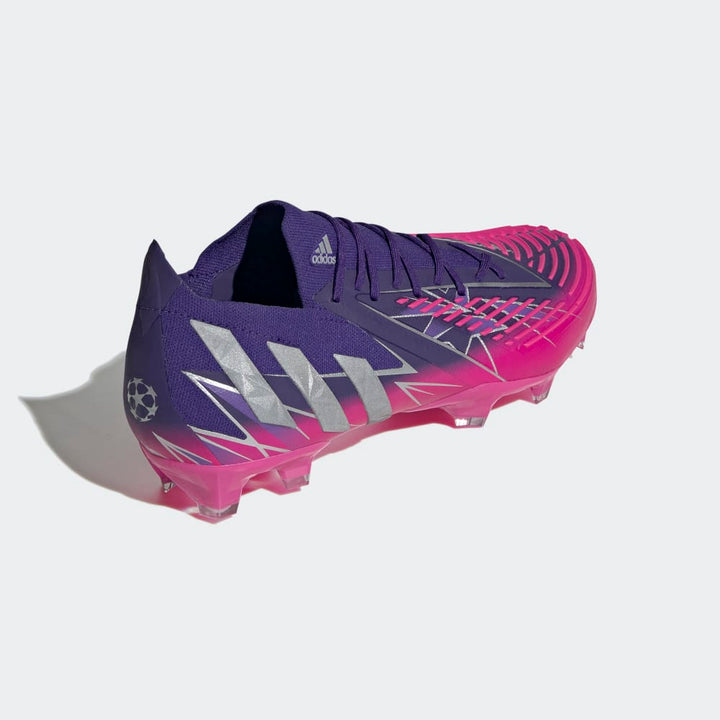 adidas Predator Edge 1 FG Low Firm Ground Boots Team College Purple / Silver Metallic / Team Shock Pink