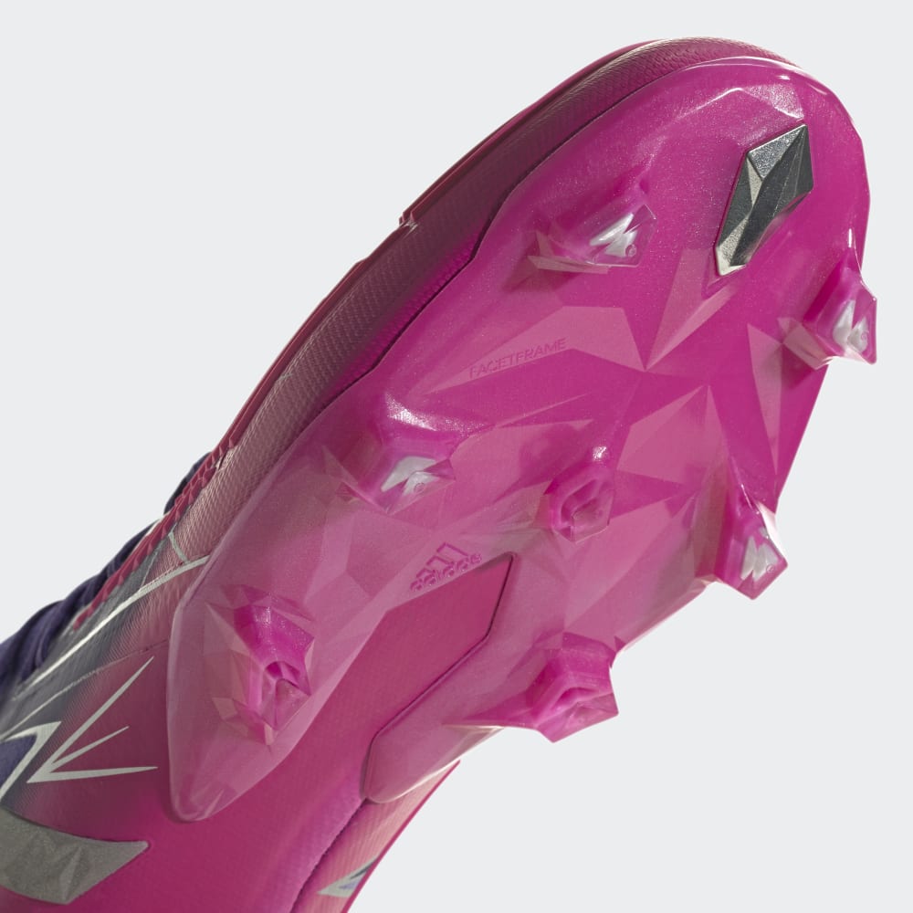adidas Predator Edge 1 FG Low Firm Ground Boots Team College Purple / Silver Metallic / Team Shock Pink