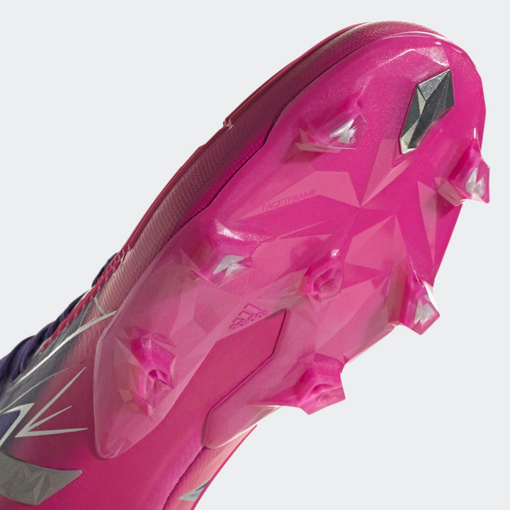 adidas Predator Edge 1 FG Low Firm Ground Boots Team College Purple / Silver Metallic / Team Shock Pink