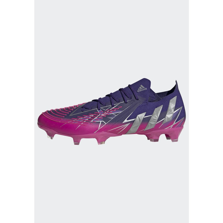 adidas Predator Edge 1 FG Low Firm Ground Boots Team College Purple / Silver Metallic / Team Shock Pink