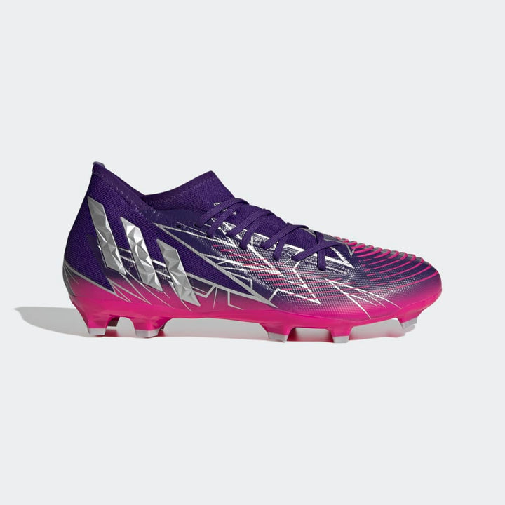 Botas de fútbol adidas Predator Edge 3 FG Team College Purple / Silver Metallic / Team Shock Pink