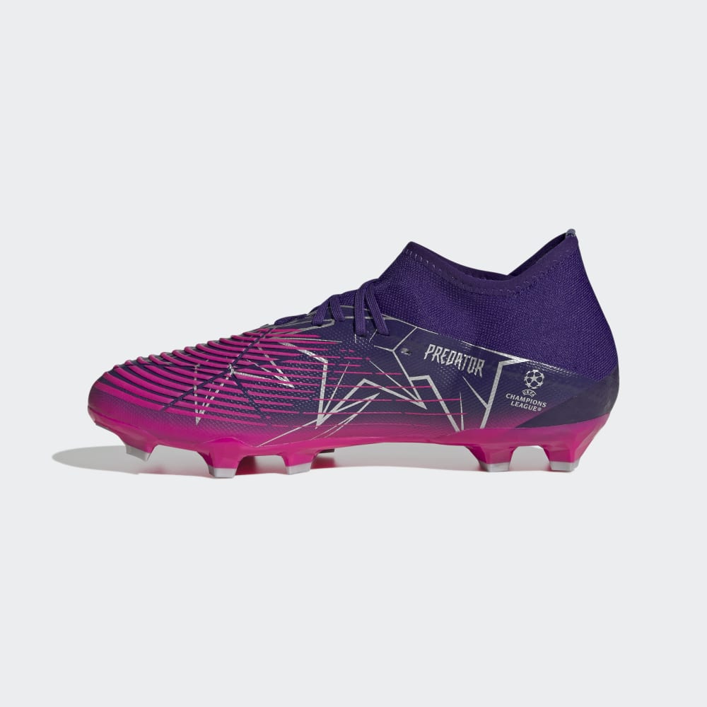 Botas de fútbol adidas Predator Edge 3 FG Team College Purple / Silver Metallic / Team Shock Pink