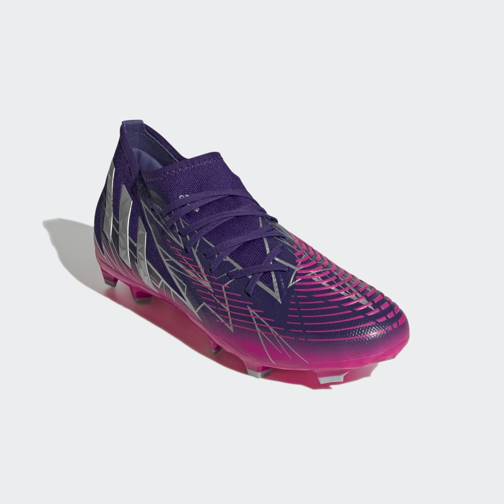 Botas de fútbol adidas Predator Edge 3 FG Team College Purple / Silver Metallic / Team Shock Pink