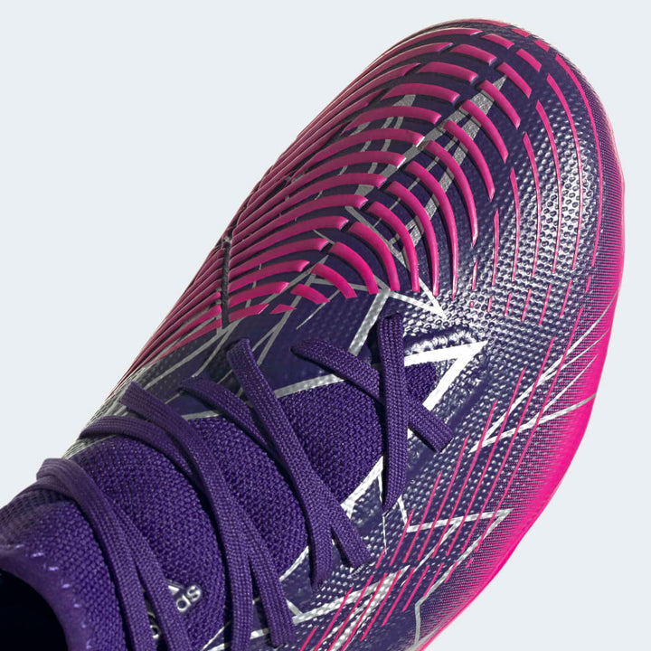 Botas de fútbol adidas Predator Edge 3 FG Team College Purple / Silver Metallic / Team Shock Pink