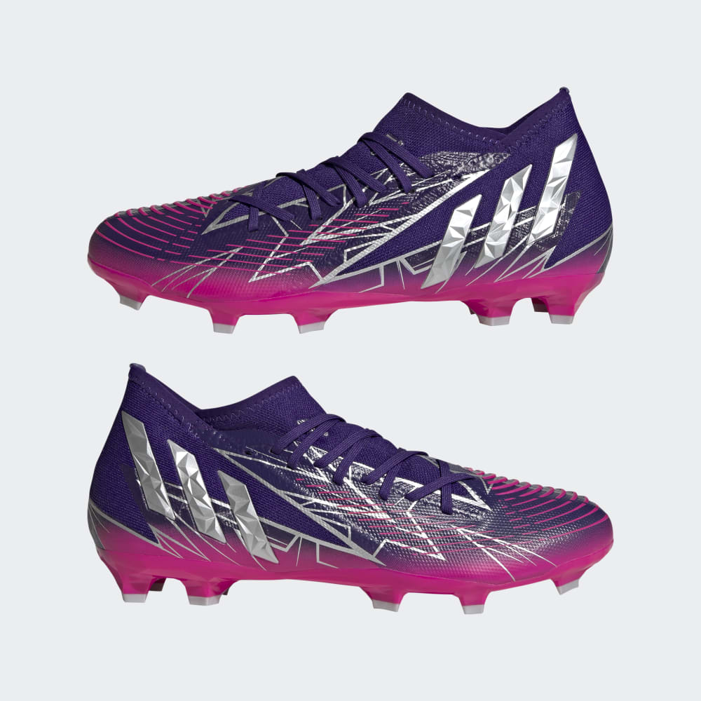 Botas de fútbol adidas Predator Edge 3 FG Team College Purple / Silver Metallic / Team Shock Pink