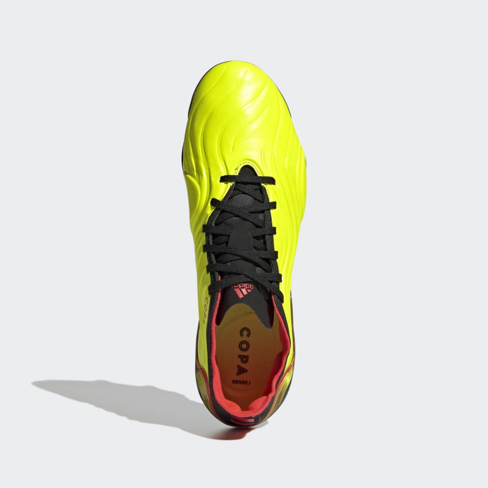 Botas de fútbol para terreno firme adidas Copa Sense 1 FG Amarillo/Rojo/Negro