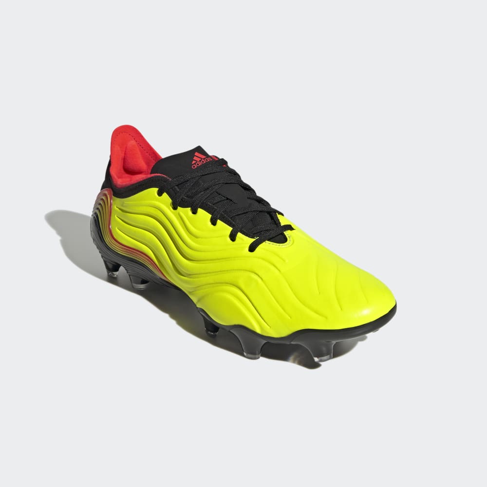 Botas de fútbol para terreno firme adidas Copa Sense 1 FG Amarillo/Rojo/Negro