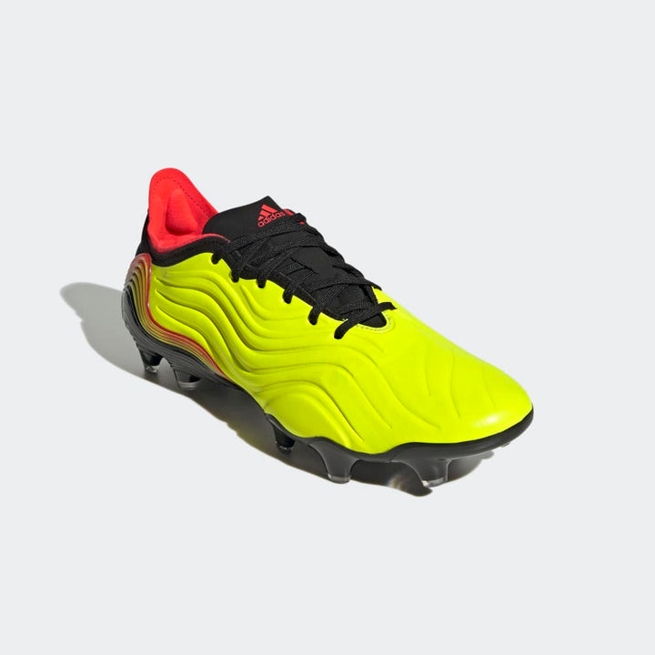 Botas de fútbol para terreno firme adidas Copa Sense 1 FG Amarillo/Rojo/Negro