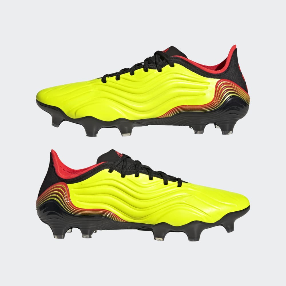 Botas de fútbol para terreno firme adidas Copa Sense 1 FG Amarillo/Rojo/Negro