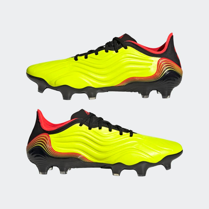 Botas de fútbol para terreno firme adidas Copa Sense 1 FG Amarillo/Rojo/Negro