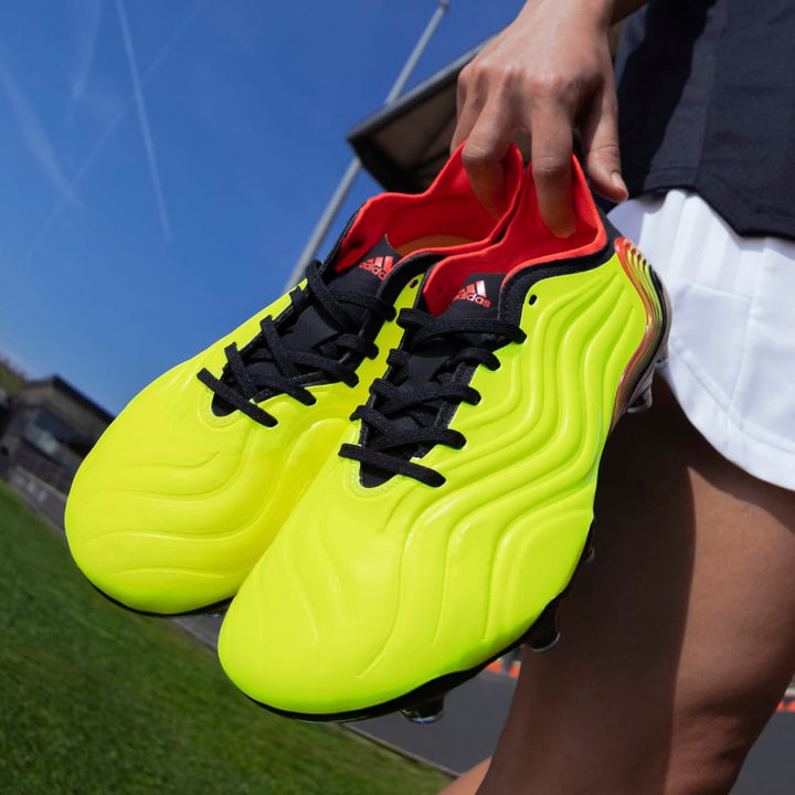 Botas de fútbol para terreno firme adidas Copa Sense 1 FG Amarillo/Rojo/Negro