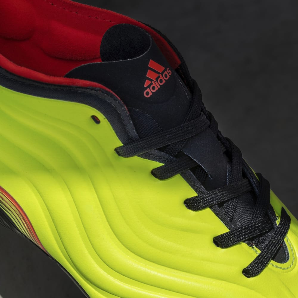 Botas de fútbol para terreno firme adidas Copa Sense 1 FG Amarillo/Rojo/Negro