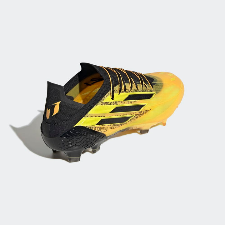 adidas X Speedflow Messi 1 FG Firm Ground Football Boots Gold/Black/Yellow