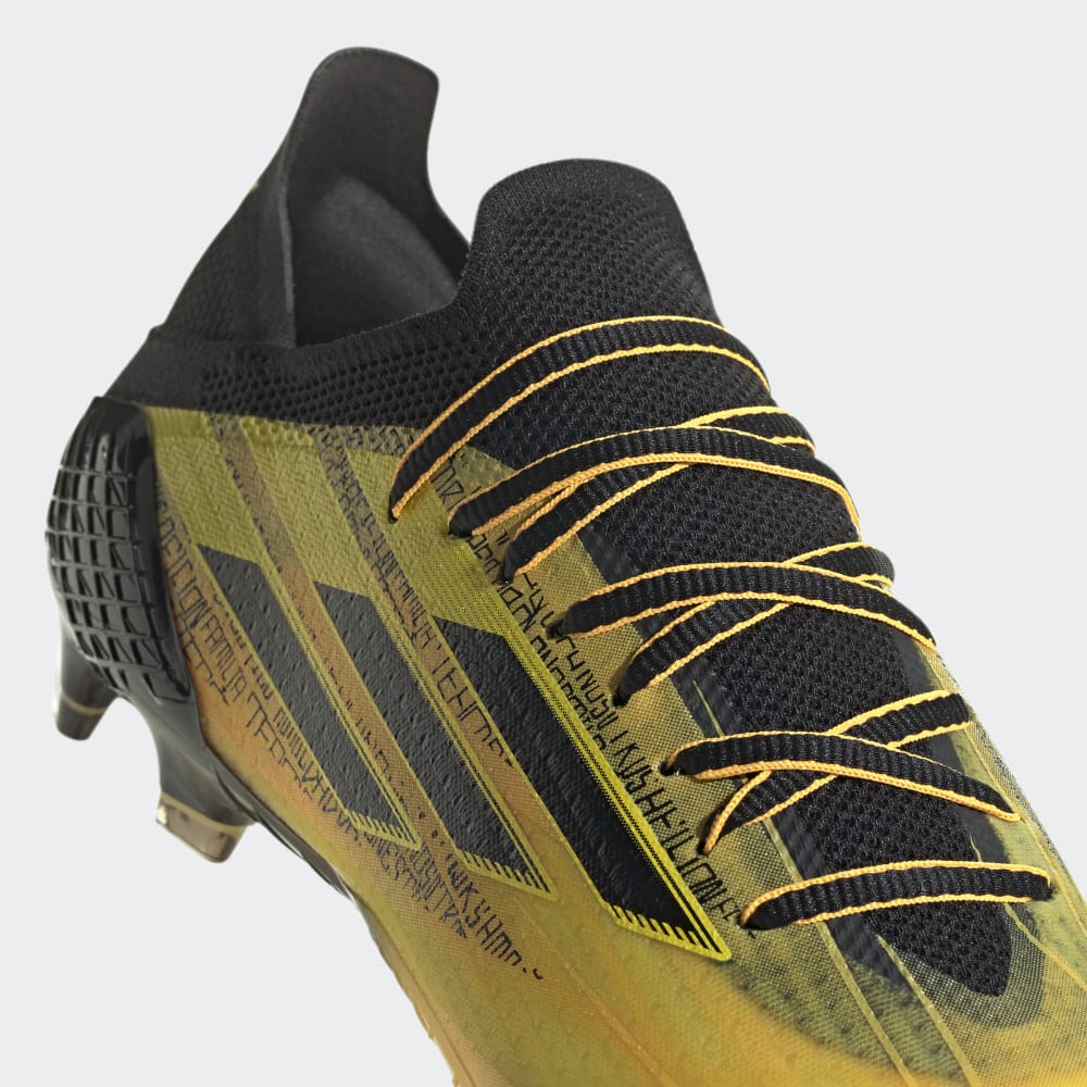 adidas X Speedflow Messi 1 FG Firm Ground Football Boots Gold/Black/Yellow