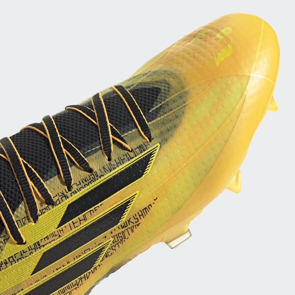 adidas X Speedflow Messi 1 FG Firm Ground Football Boots Gold/Black/Yellow