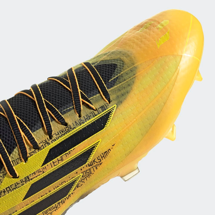 adidas X Speedflow Messi 1 FG Firm Ground Football Boots Gold/Black/Yellow