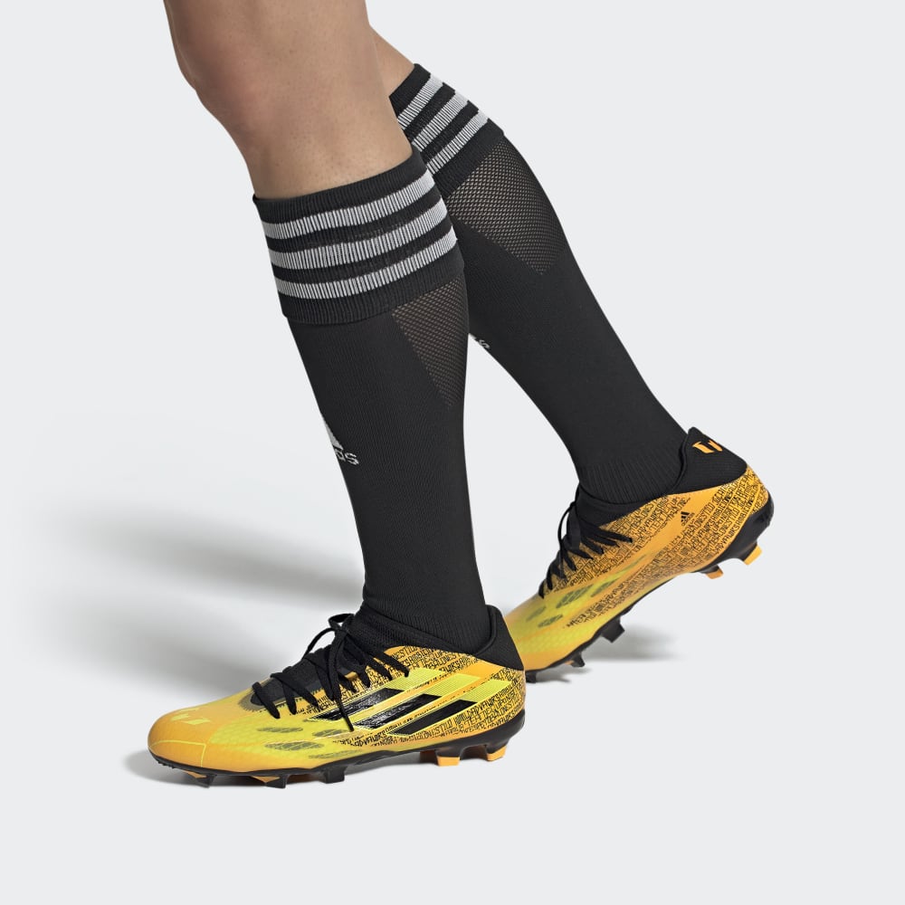 adidas X Speedflow Messi 3 FG Firm Ground Boots Gold