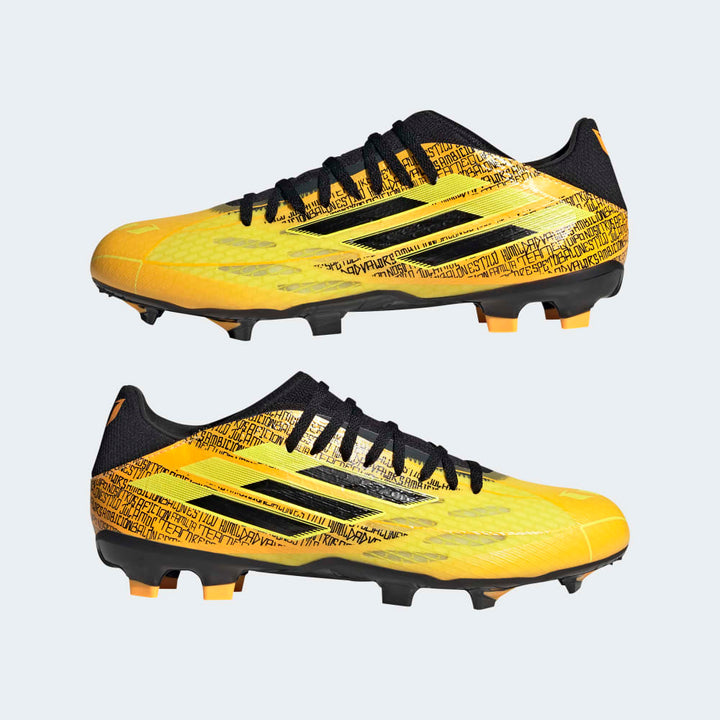 adidas X Speedflow Messi 3 FG Firm Ground Boots Gold
