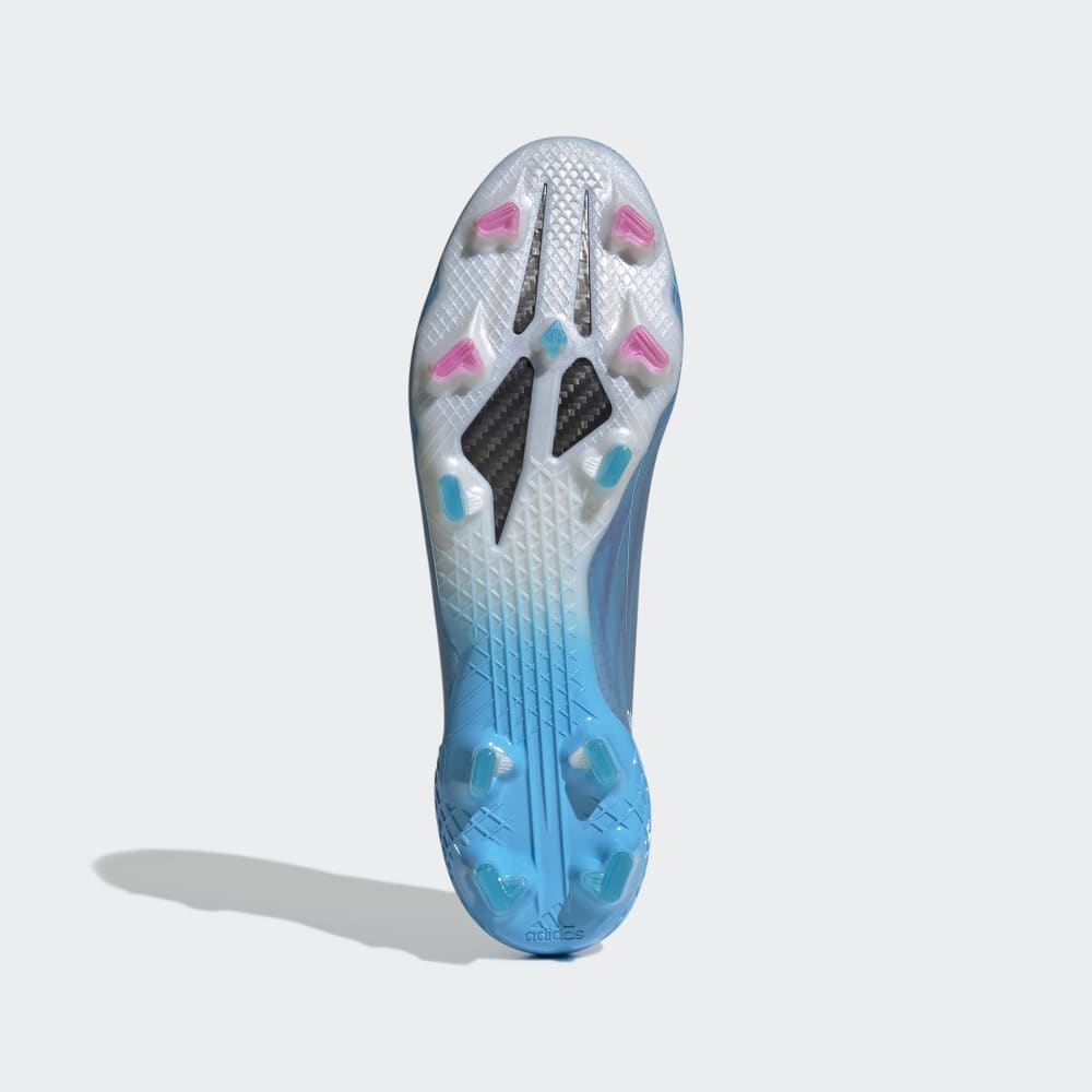 Botas para terreno firme adidas X Speed ​​Flow 1 FG Sky Rush/Rosa