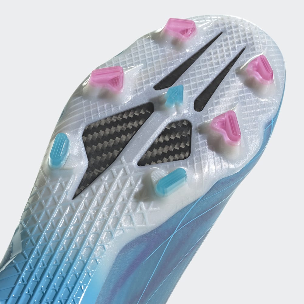 Botas para terreno firme adidas X Speed ​​Flow 1 FG Sky Rush/Rosa