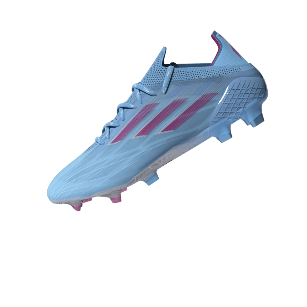 Botas para terreno firme adidas X Speed ​​Flow 1 FG Sky Rush/Rosa