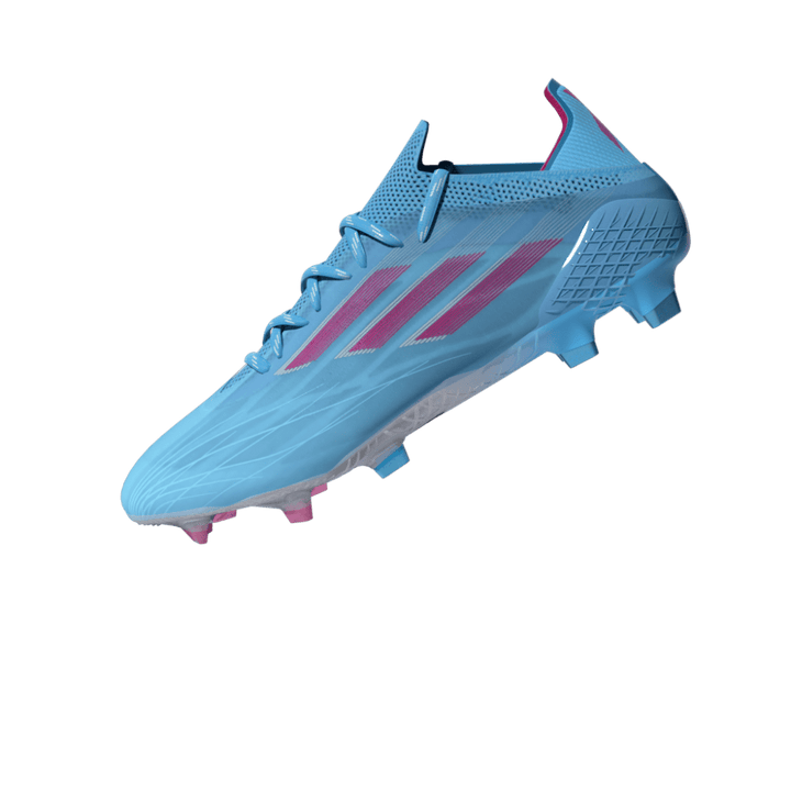 Botas para terreno firme adidas X Speed ​​Flow 1 FG Sky Rush/Rosa